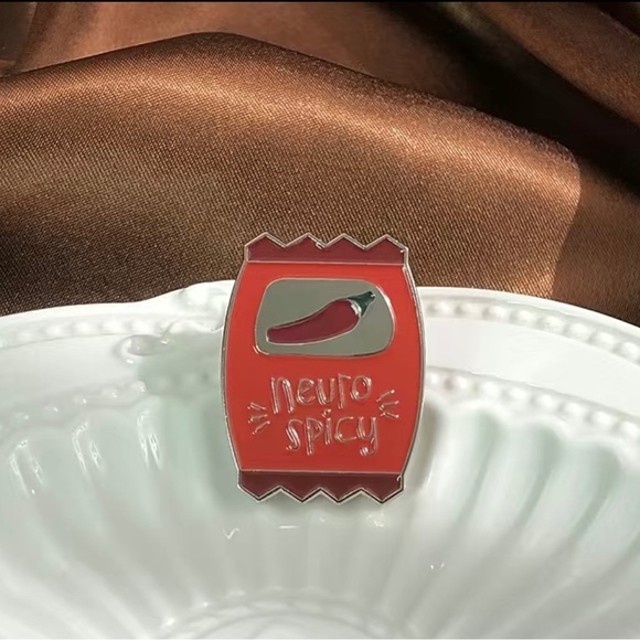 🆕 | Neuro Spicy | Custom Brooch Pin - Picture 2 of 6